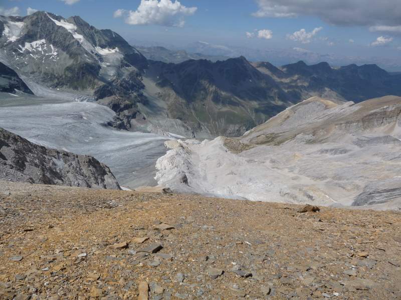 Barrhorn : La suite de la descente