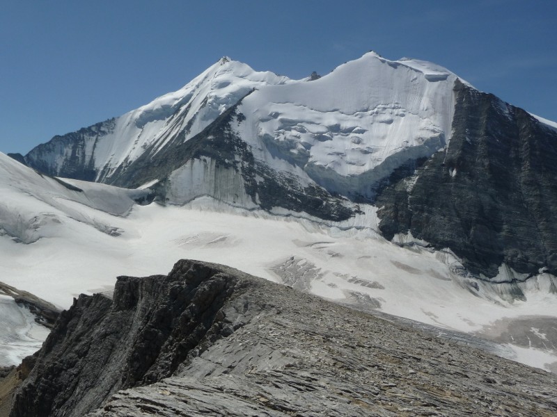 #24 Barrhorn : Faces NE Weisshorn et N du Bishorn Barrhorn : Faces NE Weisshorn et N du Bishorn