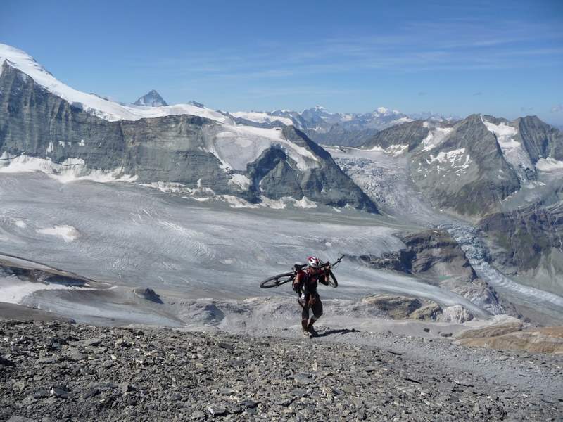 Barrhorn : Arrivée au sommet