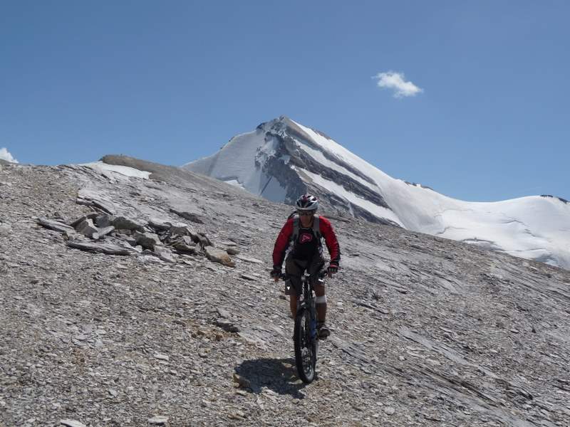 Schöllihorn : Descente facile en FR sous le Schöllihorn, un grand moment...