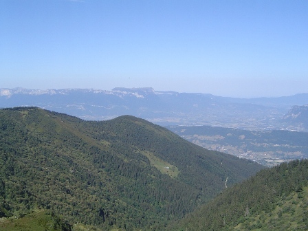 Panorama du Grand Chat _ 1 : Vue cote Chambery du Grand Chat....