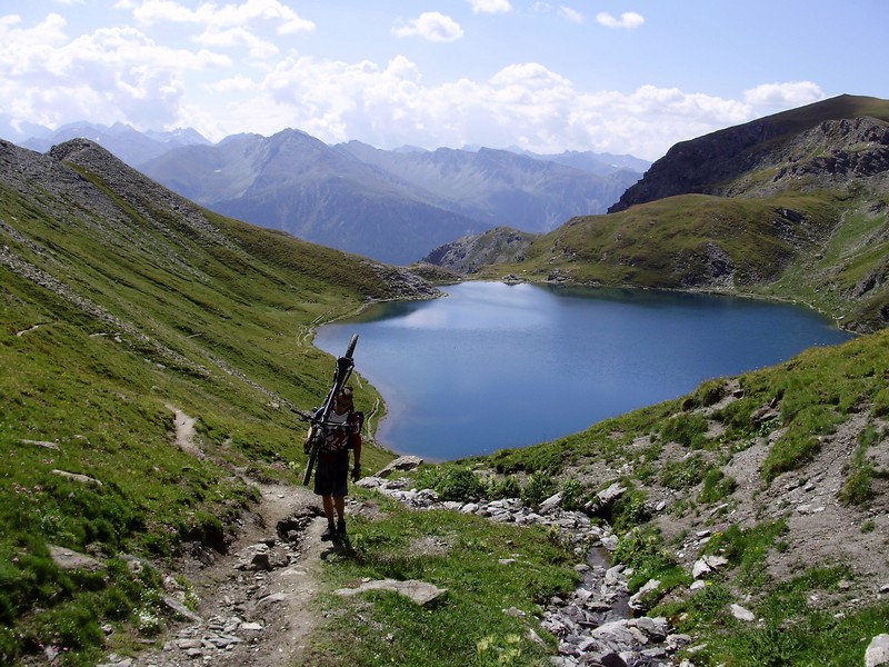 Portage rustique : direction grand Glaiza !