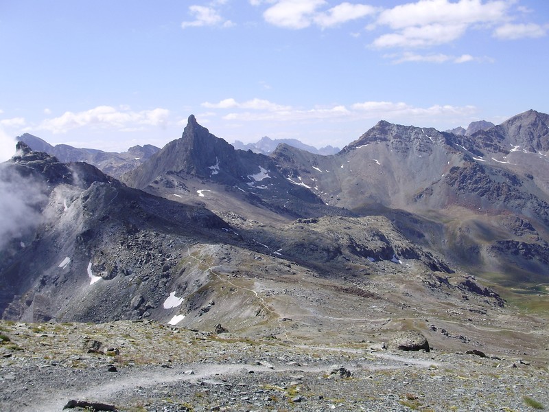 Col de Saint Veran : la preuve ! (bon je sais la photo est prise au dessus du col, mais quand même...)