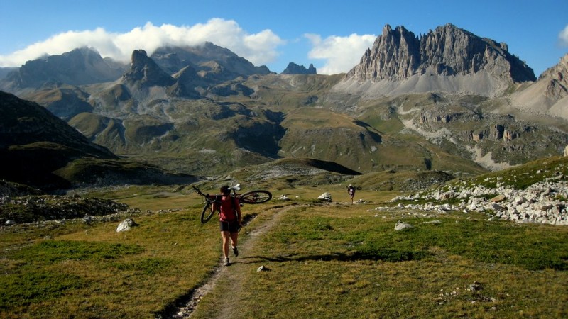 #20 Col du Vallon : et après c Col du Vallon : et après c'est portage jusqu'au col