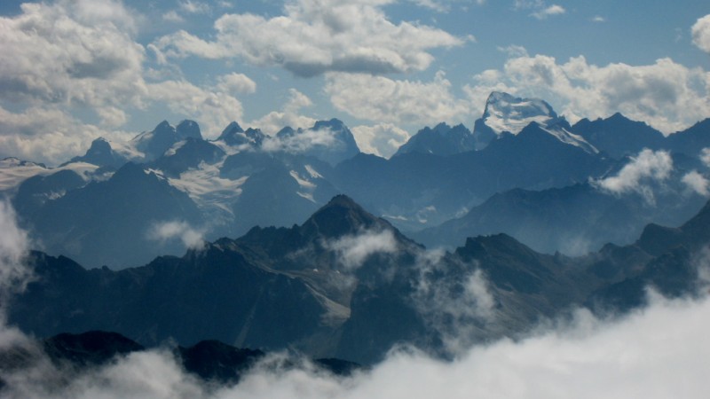 #25 Hauts sommets des Ecrins : Echantillon du panorama à 360° Hauts sommets des Ecrins : Echantillon du panorama à 360°