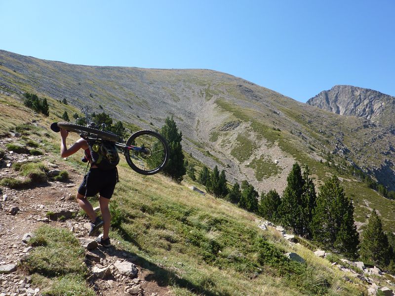 Portage : Le Canigou nous fait de l'oeil.