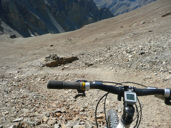 Pointe de Chauvet : Dans la descente