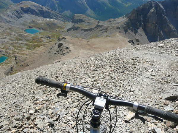 Pointe de Chauvet : dans le haut de la descente