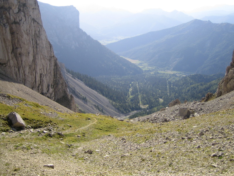 #4 Col des aiguilles : Début de la descente versant Ouest Col des aiguilles : Début de la descente versant Ouest