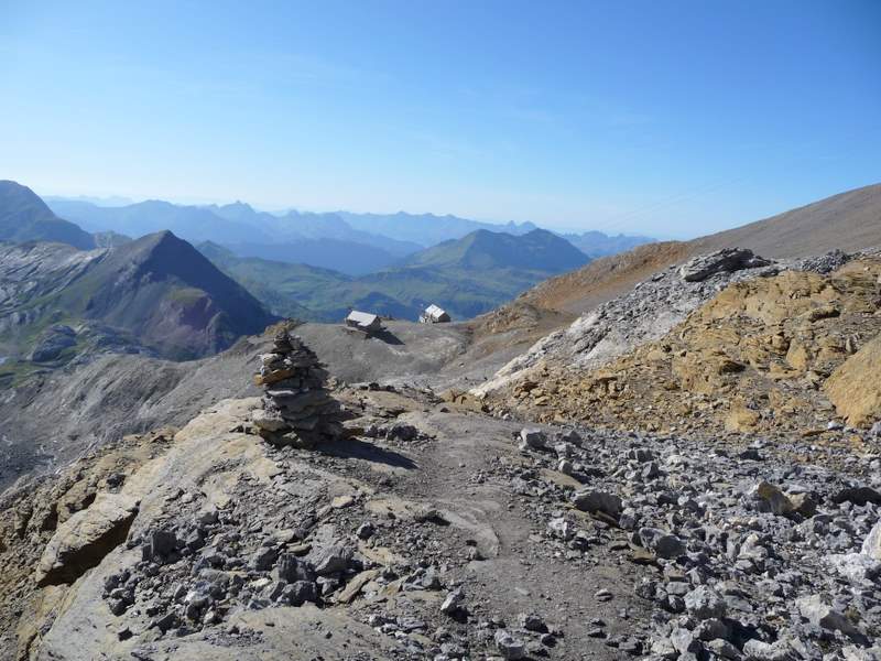 Wildstrubel : Descente sur la Wildstrubelhütte