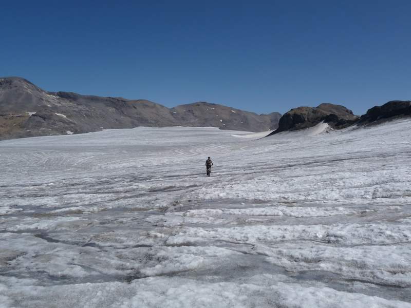 Wildstrubel : Traversée du glacier vers le Wildstrubel