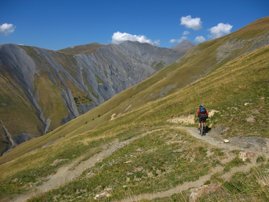 GR54 : Avec la tête du Vallon en arrière plan