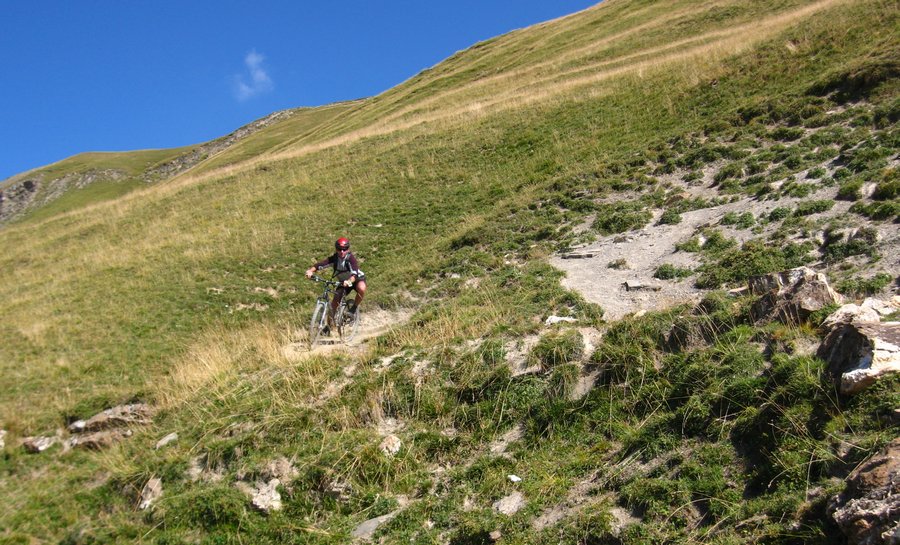 GR54 : Nico profite de ce sentier fameux