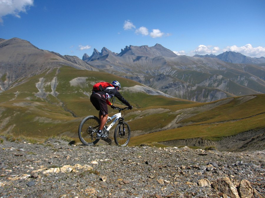 Tête du Vallon : Départ du sommet