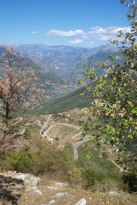 #8 Crête du Mont Gros : La crête est rejointe et on voit le col de Brouis en contrebas. Crête du Mont Gros : La crête est rejointe et on voit le col de Brouis en contrebas.