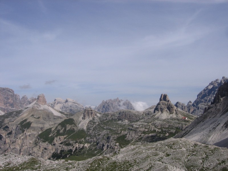 Dolomites.Tre Cime : Les Dolomites Di Sesto et le refuge Locatelli
