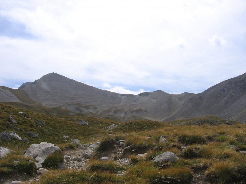 Queyras.Tête de Girardin : Tête de Girardin et son col éponyme.