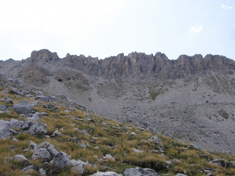 #5 Queyras.Pic d Queyras.Pic d'Escreins : Crête de Panestrelle.