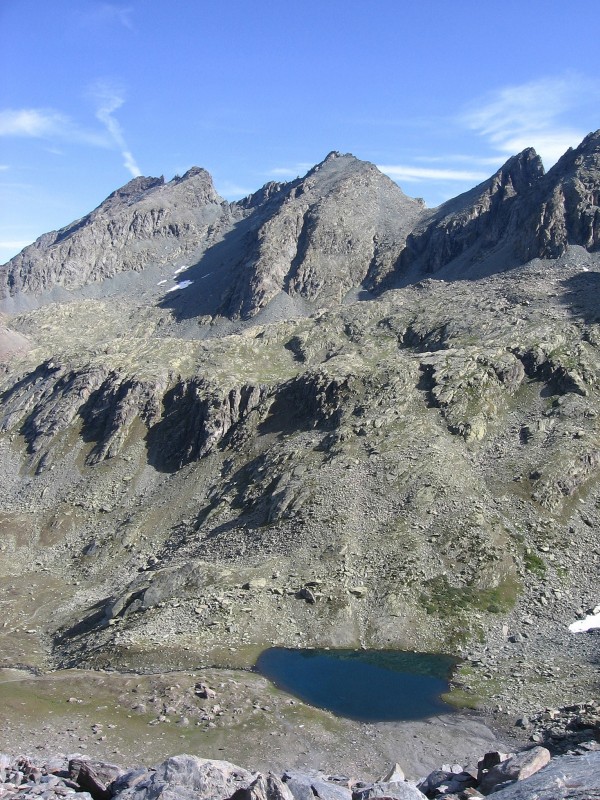 #6 Queyras.Tour du Pain de Sucre : Les mêmes que précédemment 150m plus haut. Queyras.Tour du Pain de Sucre : Les mêmes que précédemment 150m plus haut.