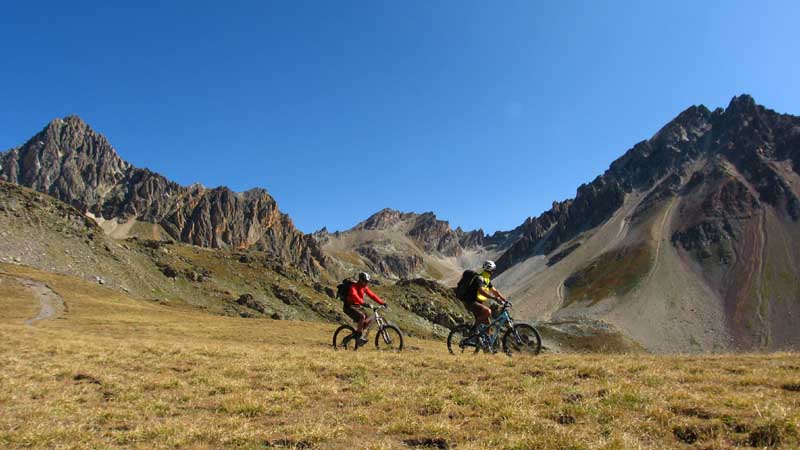 col de la ponssonière : retour vers le col de la buffère