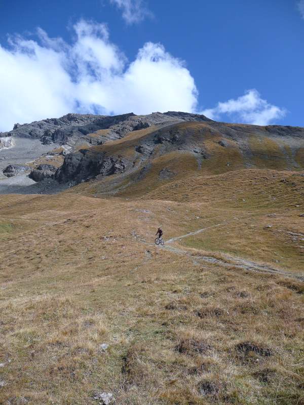 Col de Torrent : Montée sous Sasseneire