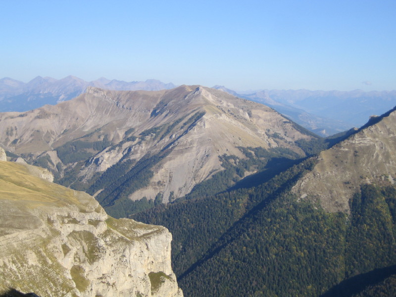 Pic de l'aiguille et de Gleize : Montagne de Chaudun