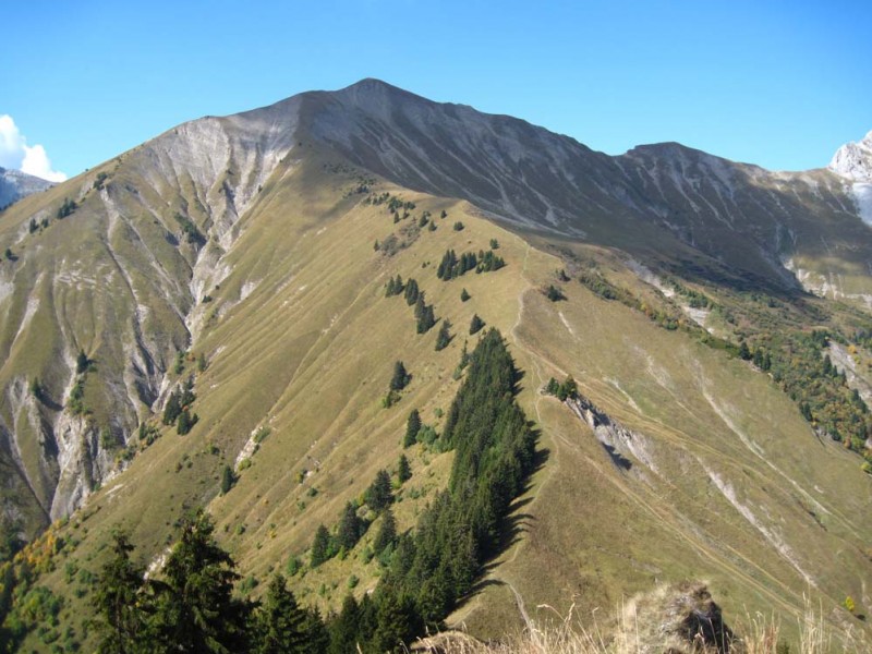 #21 Sommet de Chaurionde : Descente depuis le sommet Sommet de Chaurionde : Descente depuis le sommet