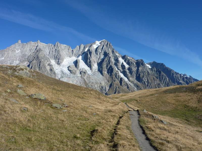 #2 Grandes Jorasses : Montée vers la Tête de la Tronche Grandes Jorasses : Montée vers la Tête de la Tronche