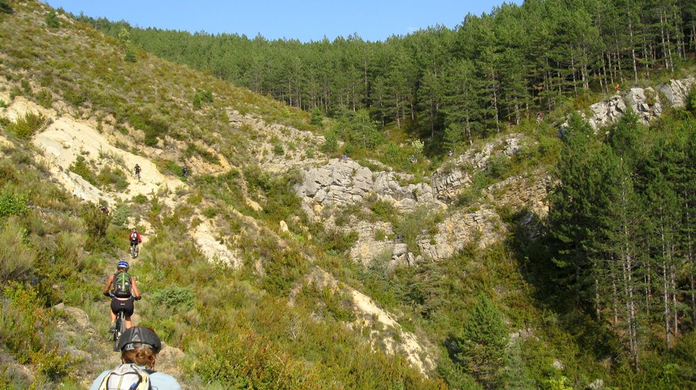 #14 Montée sur le Saumon : avant la descente par la Baisse de Blanchard Montée sur le Saumon : avant la descente par la Baisse de Blanchard