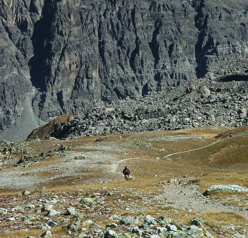 Thabor : Sous le col des Méandes