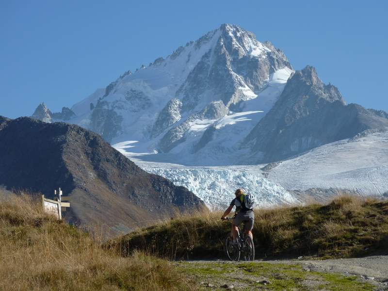 #6 Col des Posettes : L Col des Posettes : L'arrivée au col des Posettes face au Chardonnet