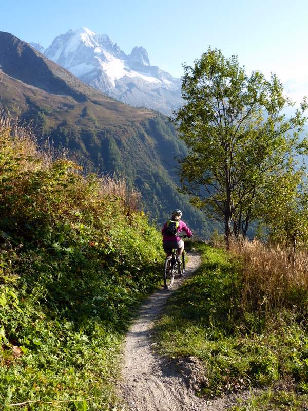 #8 Col des Posettes : Descente sur le Tour face à la Verte Col des Posettes : Descente sur le Tour face à la Verte