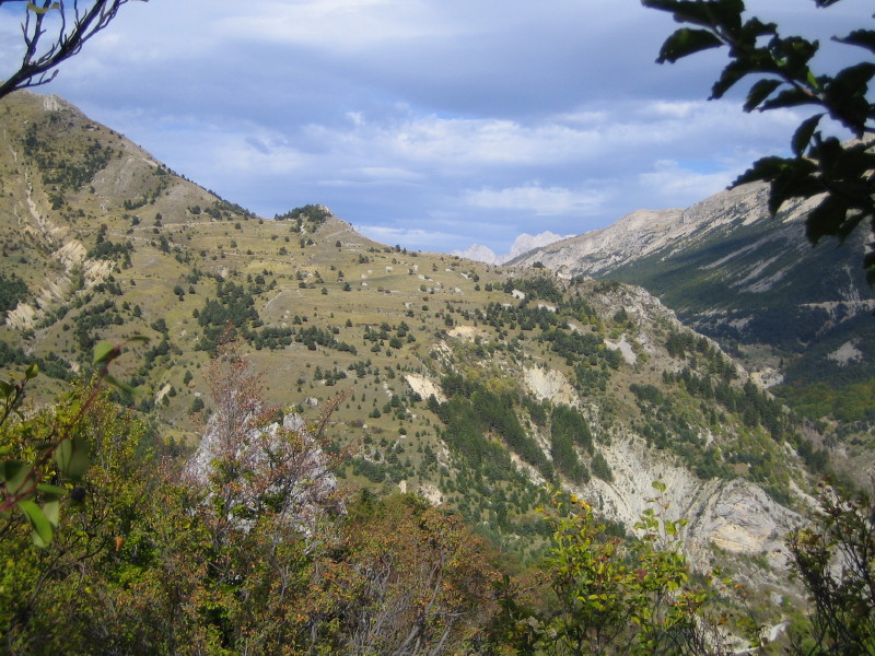 Descente de la Cluse : en face