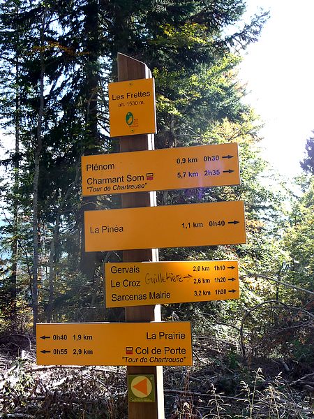 #2 Panneau : Début de la descente Panneau : Début de la descente