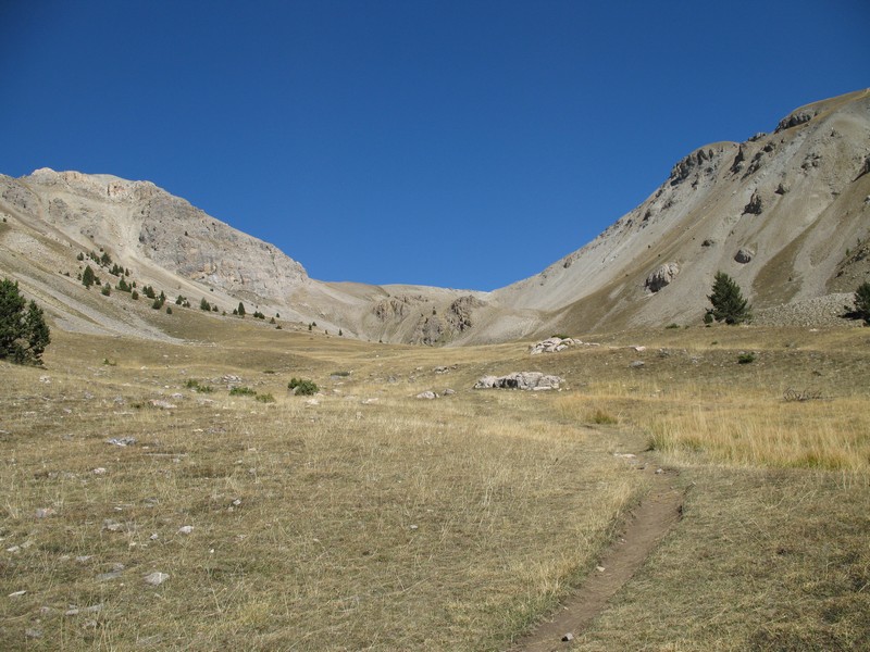 Collet du Peyron : 2465 m, notre point de passage.