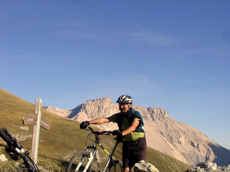 Col de Plate Contier : Raymond arrive