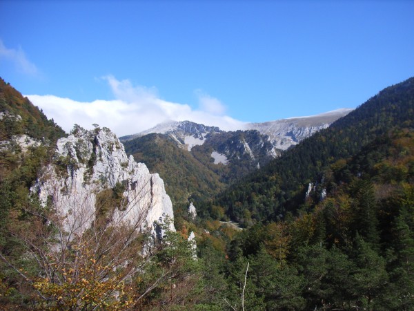 #5 Le Jocou : pas encore dégelé à 13h et le col de Seyes toujours dans les brumes Le Jocou : pas encore dégelé à 13h et le col de Seyes toujours dans les brumes