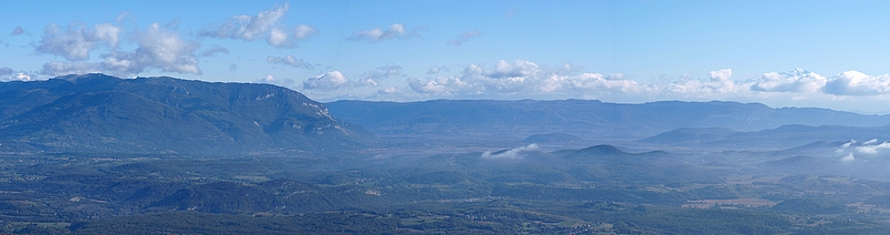 panoramique : du Colombier au MtBlanc