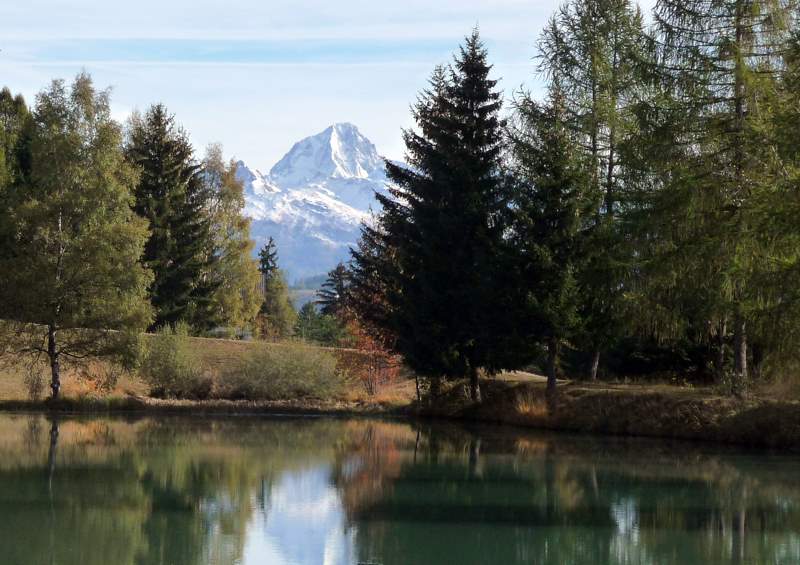 #1 Bietschhorn : Le Bietschhorn depuis l Bietschhorn : Le Bietschhorn depuis l'étang d'Arbaz