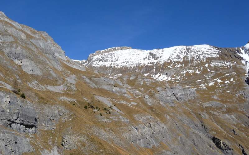 #10 Donin : La descente de Donin sur la combe d Donin : La descente de Donin sur la combe d'Arbaz vue d'en bas