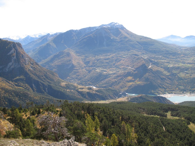 direction Ubaye : à nos pieds le secteur de notre descente