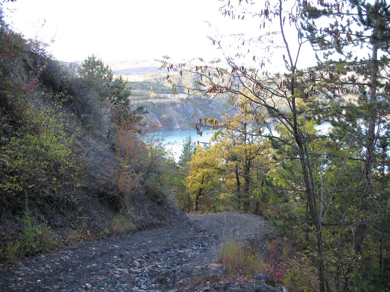 Notre piste de montée : ça pédale limite