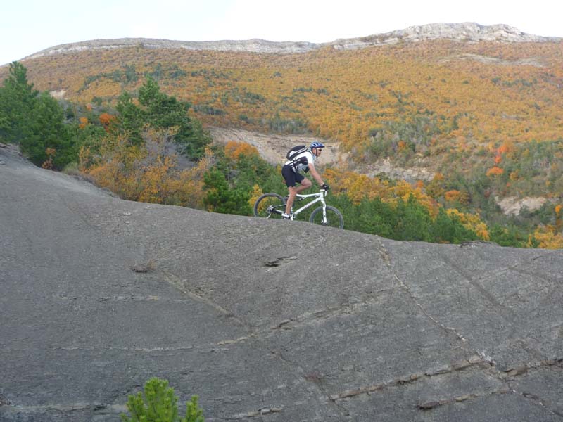 Descente sur arête