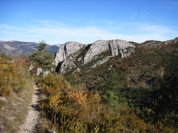 Debut de la régalade : Grande traversée roulante vers Le Villard avant le cassant