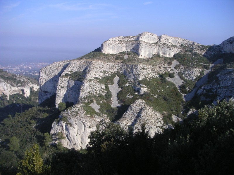 Terrain de jeu du jour : Les Alpilles...