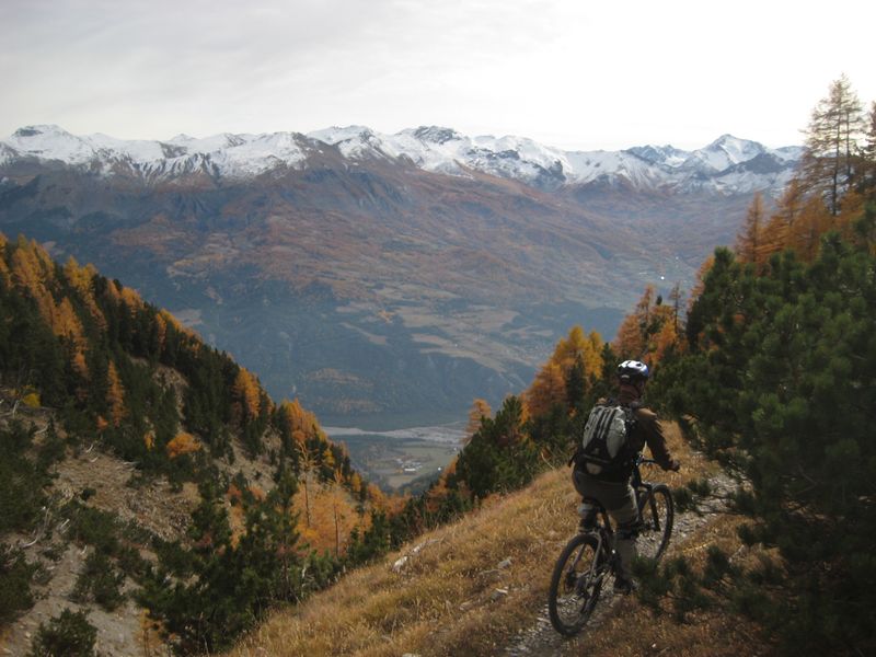 Petite traversée : Belle vue mais ciel pas terrible.