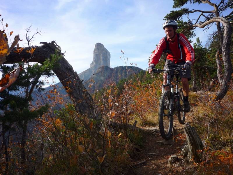 Col de Papavet : Et hop encore l'ami Mont-Aiguille avec Yannick