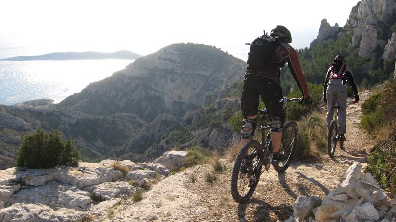 Balcon Col Selle Callelongue : et ça roule carrément bien même si c'est bien cross...