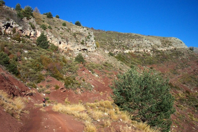 Piste sous la Méléa : La piste est super roulante.