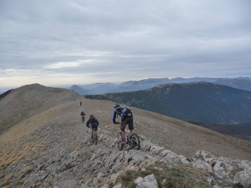 Crête de la Bernarde : Max, Laurent, Electricman